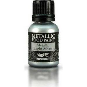 Tekutá metalická barva Rainbow Dust (25 ml) Light Silver