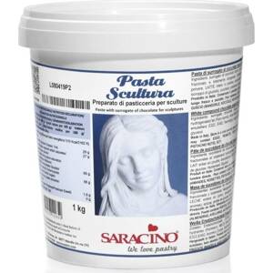 Saracino modelovací hmota bílá z čokoládové polevy 1 kg - Saracino