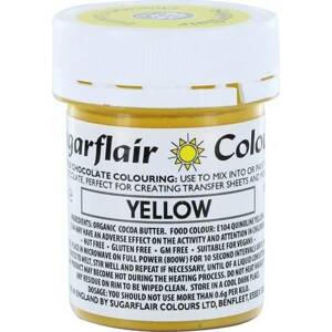 Farba do čokolády na báze kakaového masla Sugarflair Yellow (35 g) C303 dortis - Sugarflair