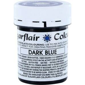 Farba do čokolády na báze kakaového masla Sugarflair Dark Blue (35 g) C307 dortis - Sugarflair