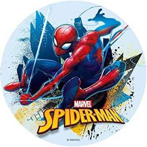 Jedlý papier Spiderman 16 cm - Dekora