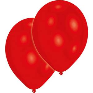 Latexové balóniky červené 10 ks 27,5 cm - Amscan