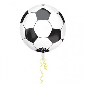 Fóliový balónik futbalová lopta 38 x 40 cm