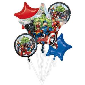 Fóliové balóniky súprava 5 ks Avengers - Amscan