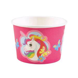 Papierová miska na zmrzlinu 8 ks Unicorn