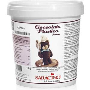 Modelovacia čokoláda tmavá 1 kg - Saracino