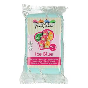 Vynikajúci marcipán svetlomodrý Ice Blue 250 g - FunCakes