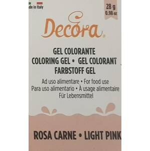 Gélová farba svetloružová light pink 28 g – Decora