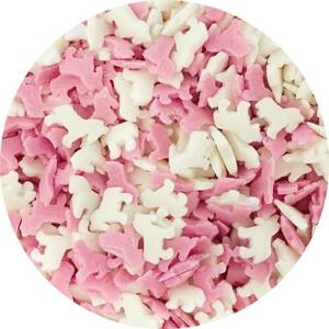 Cukrovinky jednorožce ružovo-biely (50 g) FL25910-1 dortis - dortis