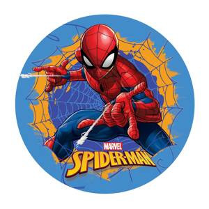 Jedlý papier Spiderman v pavučine 20 cm - Dekora