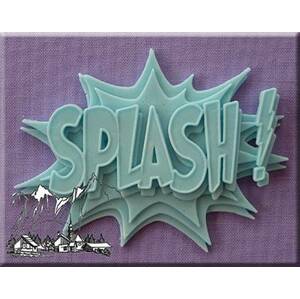 Silikónová formička nápis Splash!