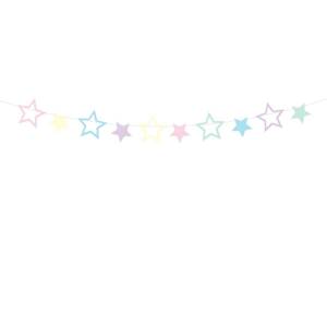 Girlanda hviezdy 2 m 10 hviezd - PartyDeco