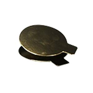Podložka zlato-čierna okrúhla na minidezert 8 cm 1 ks - Dekora