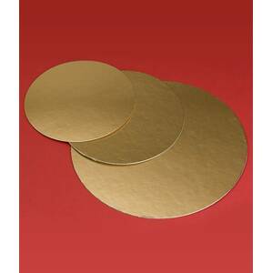 Papierový podnos na tortu zlatý 32 cm - Modecor