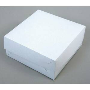 Tortová škatuľa biela 30 × 30 × 10,5 cm