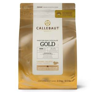 Kvalitná belgická čokoláda 2,5kg 30 % Gold caramel - Callebaut