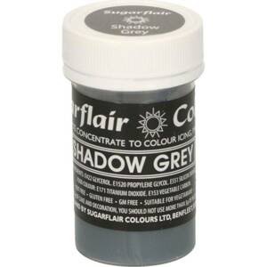 Pastelová gélová farba Sugarflair (25 g) Shadow Grey 3043 dortis - Sugarflair