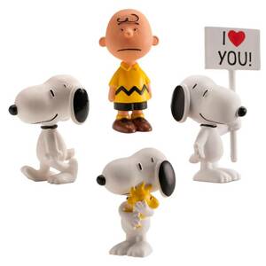 Set figurek Snoopy, 4ks, 5 cm