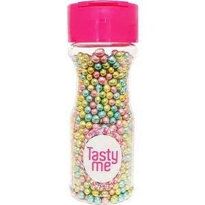 Cukrové metalické korálky, mix, 70g - Tasty Me