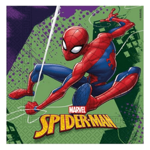 Papírové ubrousky Spiderman 33x33cm 20ks