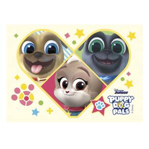 Fondánový list Kámoši hafíci - puppy dog pals 21x14,8cm