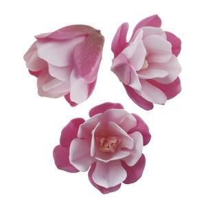 Magnólia jedlý papier kvet 7cm 3ks - Dekora
