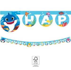 Girlanda Happy Birthday Baby Shark