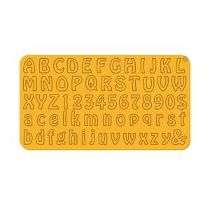 Vytlačovací abeceda Clasic 23x12,5cm