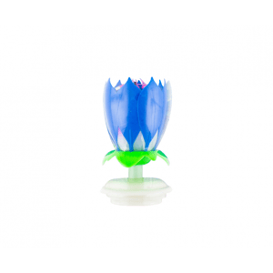 Torta fontána kvetina hrajúca modrá - Godan