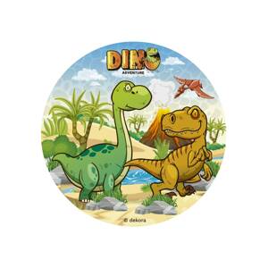 Fondánový papier Dino 15,5cm