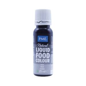 Prírodná potravinárska farba čierna 25 ml - PME