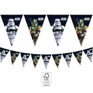 Papírová Girlanda Star Wars 2,3m vlaječky - Procos