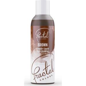 Airbrush barva tekutá Fractal - Brown (100 ml) - dortis