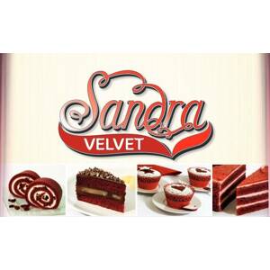 Sandra Velvet směs na výrobu litých hmot s červenou barvou (5 kg) - dortis