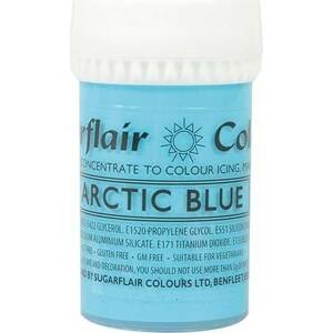 Gelová barva perleťová Sugarflair (25 g) Arctic Blue