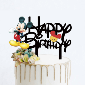 Zápich do dortu Mickye Happy Birthday