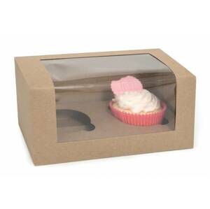 Krabička na muffiny na 2kusy v sadě 12ks krabic