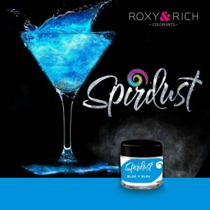 Metalická farba na nápoje modrá 1,5g - Roxy and Rich