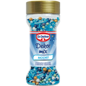 Dr. Oetker dekor mix modrý 50g