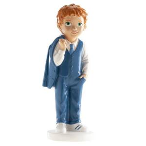 Figurka na dort společensky oblečení chlapec 16cm - svaté přijímání  - Dekora - Dekora