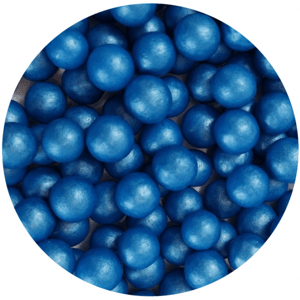 Cukrové korálky modré 60g - Dekor Pol