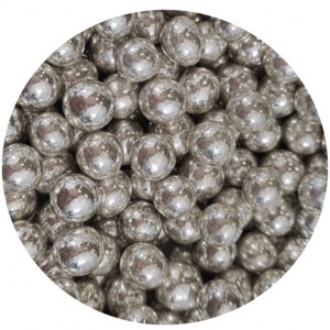 Čokoládové perličky stříbrné 60g