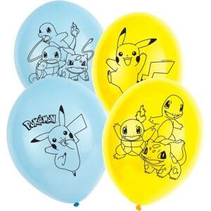 Latexové balóniky Pokémon, 6ks - Amscan