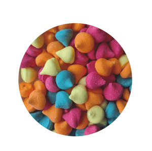 Cukrové pusinky neon 25g - Dekor Pol