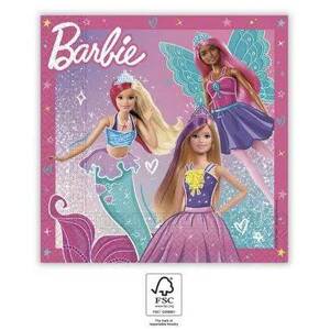 Papierové obrúsky Barbie 33x33cm, 20ks - Procos