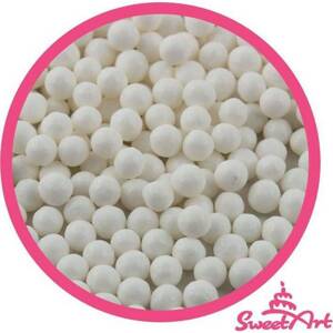 SweetArt cukrové perly biele 5 mm (80 g) - dortis
