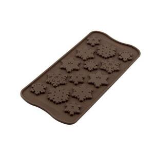 Silikónová forma na čokoládu – snehové vločky - Silikomart
