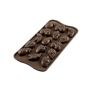 Silikónová forma na čokoládu ovocie - Silikomart