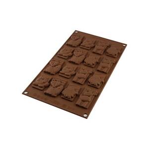 Silikónová forma na čokoládu zvieratká winter - Silikomart