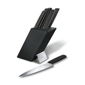 VICTORINOX Blok s čiernymi nožmi Victorinox Swiss Modern 6.7186.63